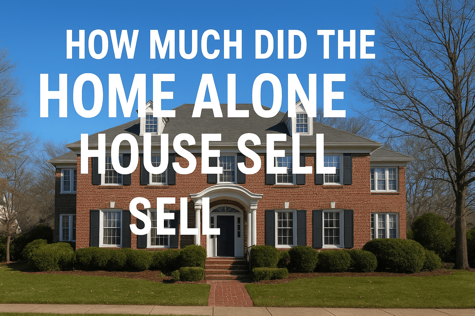 How Much Did the Home Alone House Sell For