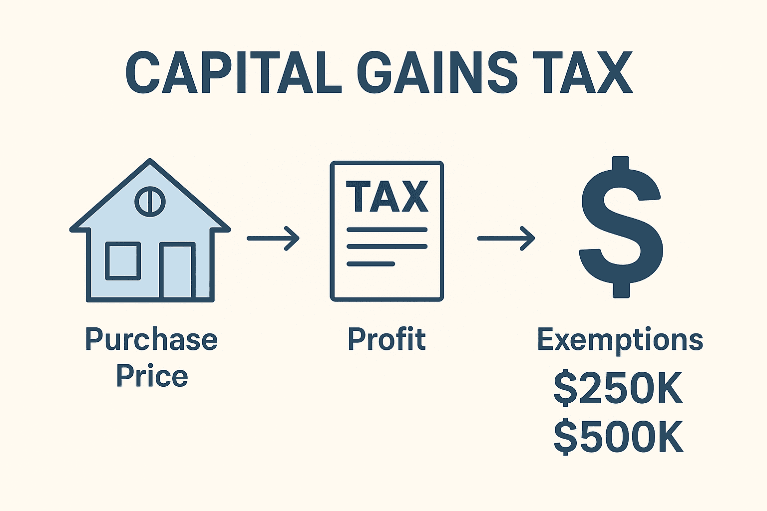 Taxes on Selling a House in California